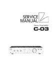 Luxman C-03 • Manuel de service
