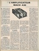 Scientelec Mach A30 • Article - Le Haut-Parleur n° 1334 décembre 1971