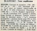 Publicité, tarif