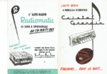 Dépliants autoradios Cristal Grandin et Radiomatic