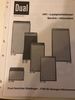 Dual Enceintes haut-parleurs Extrait de catalogue 1971