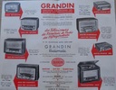 Grandin Dépliant publicitaire 1954