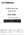 Teleton GT 202 • Manuel de service