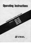 Inkel MA-320, MA-420, MA-620 et MA-920 • Mode d'emploi avec schémas