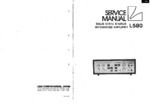 Luxman L-580 • Manuel de service