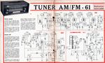 Gaillard Tuner AM/FM 61 Article - Radio Constructeur et Dépanneur 1961