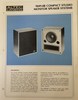 Altec Lansing 9849-8 B • Fiche technique (incomplète)