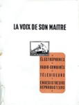 Catalogue La Voix de son Maître 1951