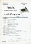 Philips AG 1014 Manuel de service (français 2 x 18 pages)