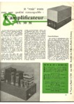 Tacussel Kitronic UL 30 M • Article - Toute la Radio n° 235 mai 1959