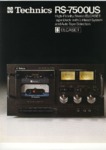 Technics RS-7500 US • Brochure