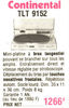 Publicité, tarif
