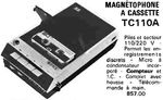 Sony TC-110 A Publicité - Le Haut Parleur - octobre 1971