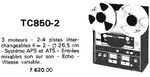 Sony TC-850-2 Publicité  - Le Haut Parleur - octobre 1971