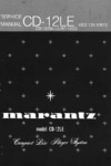 Marantz CD-12, CD-12LE, DA-12 et RC-12CD • Manuel de service