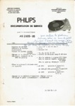 Philips  AG 2009 Manuel de service (français)