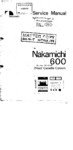 Nakamichi 600 • Manuel de service