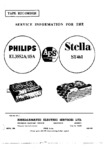 Philips EL3552 /15 A et Stella ST 461 Manuel de service (anglais)