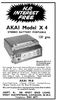Akai X-IV et M-8 • Publicié anglaise