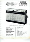 Continental Edison -TR 574, FM 374 Manuel de service