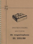 Philips EL 3553 Manuel de service (français)