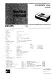 Philips N 2401 Manuel de service (29 pages hollandais)