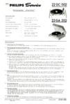 Philips 22 GA 202 et 22 GC 002 Manuel de service de service