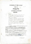 Philips AG 1003 Manuel de service - Réparation et mise au point