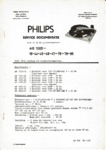 Philips AG 1005 Manuel de service (hollandais 24 et 22 pages)