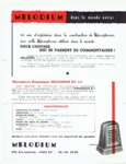 Mélodium documentation années 1950