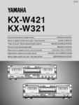 Yamaha KX-W321 et KX-W421 Manuel de service