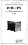 Philips 3003 Mode d’emploi (néerlandais)