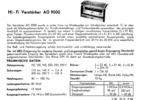 Philips AG 9000 Schéma  (allemand)