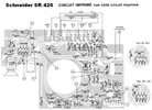 Schneider SR 420 circuit imprimé