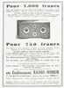 Radio-Robur Publicité 1932