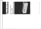 Technics SU-Z2 • Mode d'emploi (JPG)