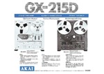 Akai GX-215 D • Mode d’emploi