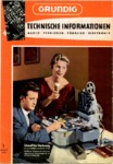 Grundig Technische informationen 1958 -  1