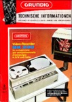 Grundig Technische informationen 1970 - 3