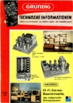 Grundig Technische informationen 1961 - 12