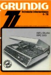 Grundig Technische informationen 1976 - 4