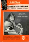 Grundig Technische informationen 1957 - 3
