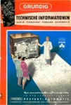 Grundig Technische informationen 1958 - 3