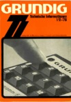 Grundig Technische informationen 1976 - 1