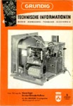 Grundig Technische informationen 1957 - 9
