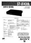 Manuel ST JX 430 L
