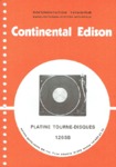 Continental Edison - Garrard 126 SB • Manuel de service
