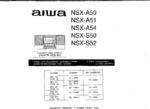Aiwa NSX-A1, NSX-A50, NSX-A54, NSX-S50, NSX-S52 Manuel de service