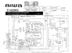 Aiwa Z-M2900 • Schémas