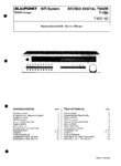 Manuel de service - Service manual
